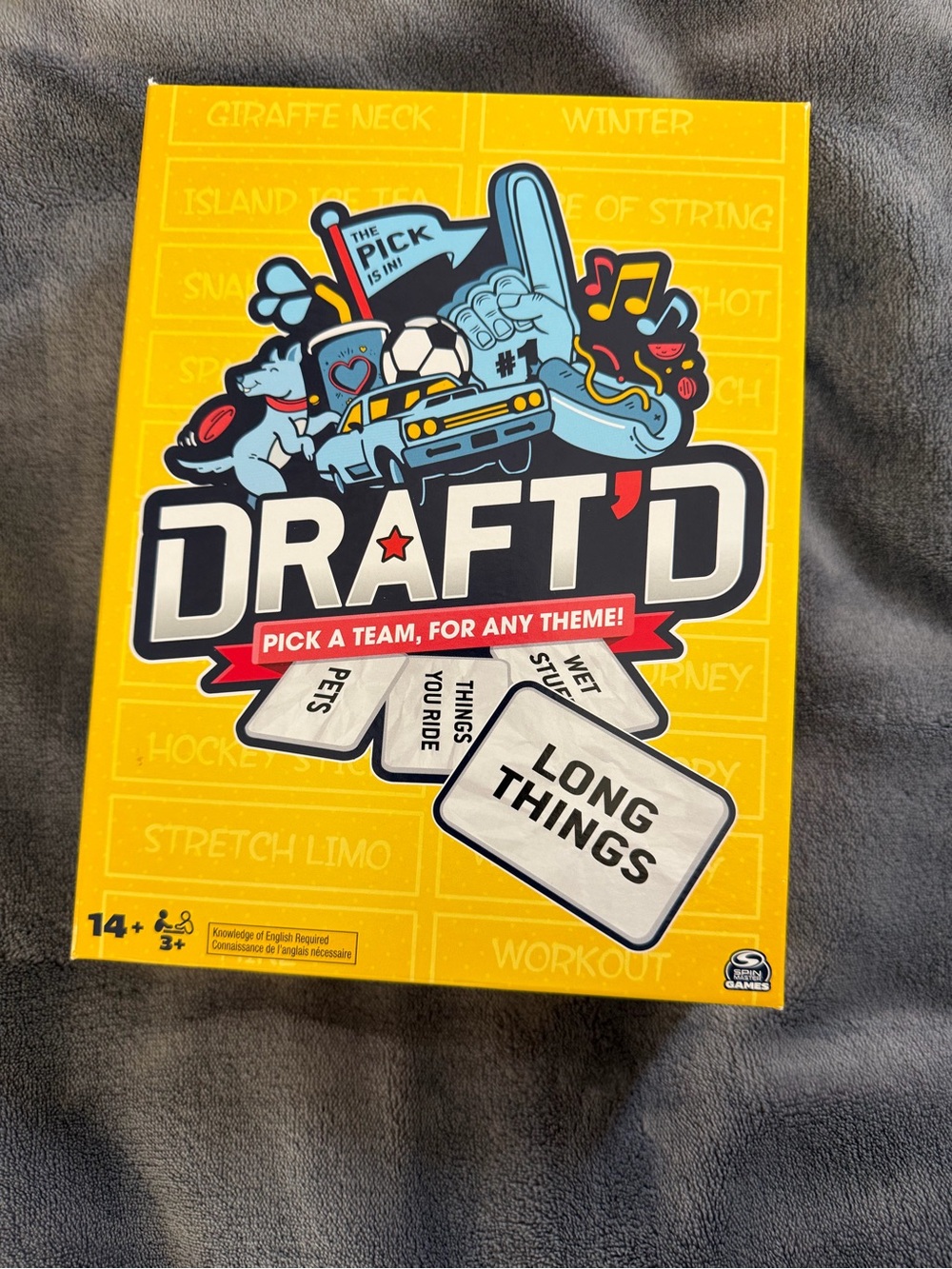 Draft'd Party Game - Yellow
